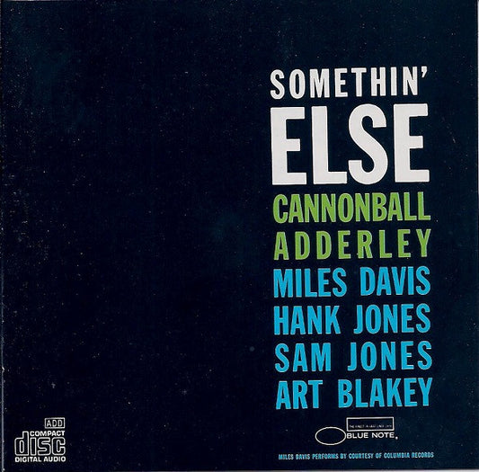 Cannonball Adderley : Somethin' Else (CD, Album, Club, RE, BMG)