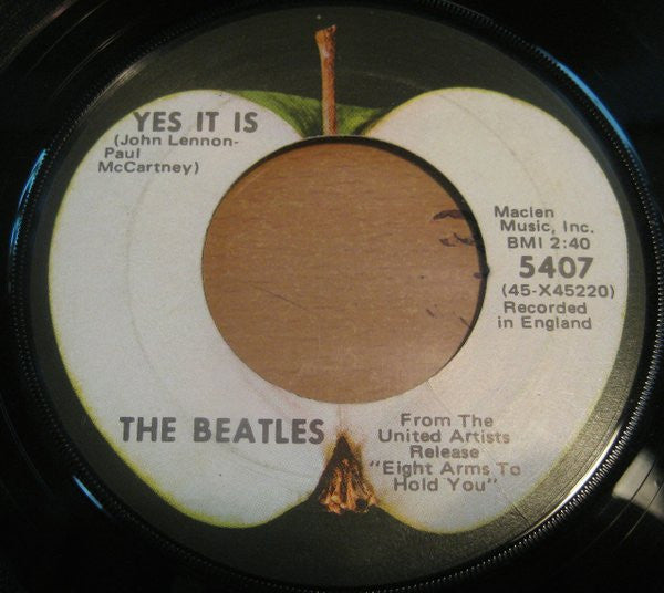 The Beatles : Ticket To Ride (7", Single, Mono, RE, Los)