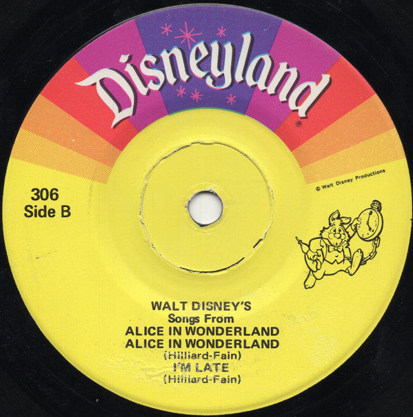 Unknown Artist : Walt Disney's Story Of Alice In Wonderland (7", RE)