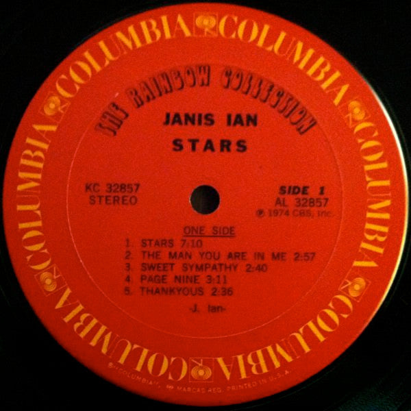 Janis Ian : Stars (LP, Album, San)