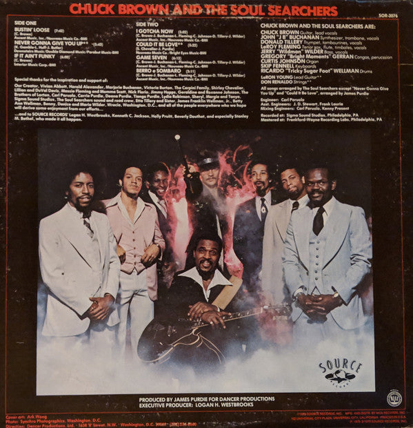 Chuck Brown & The Soul Searchers : Bustin' Loose (LP, Album, Glo)