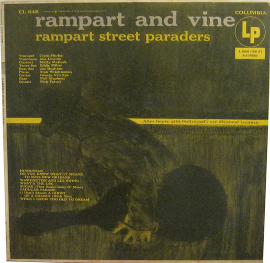 The Rampart Street Paraders : Rampart And Vine (LP, Album)