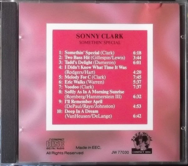 Sonny Clark : Somethin' Special (CD, Comp)