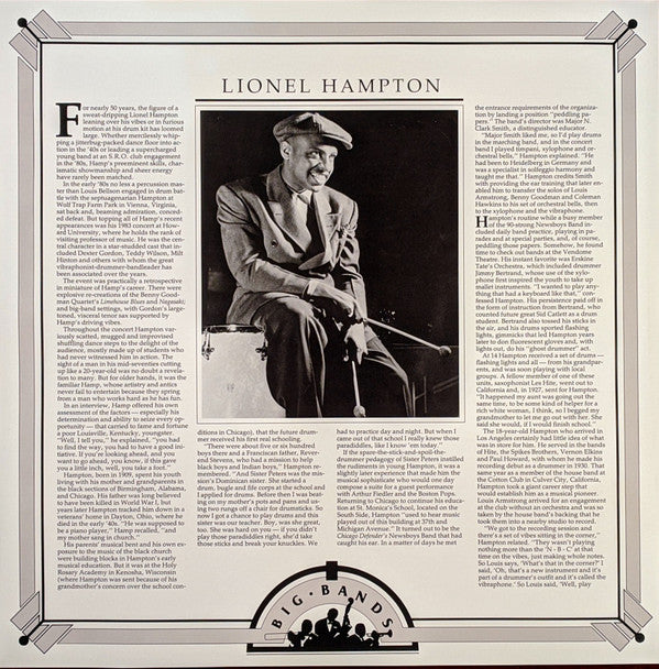 Lionel Hampton : Big Bands: Lionel Hampton (2xLP, Comp, Mono, Hal + Box)