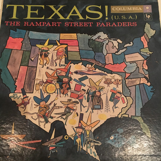 The Rampart Street Paraders : Texas U.S.A. (LP, Mon)