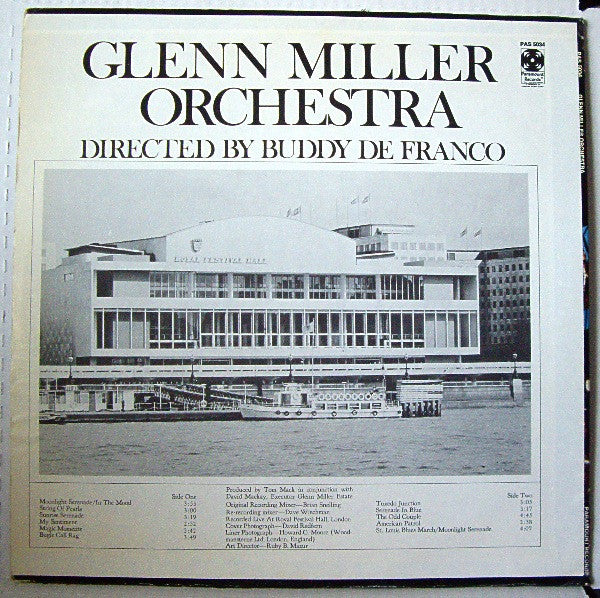 The Glenn Miller Orchestra, Buddy DeFranco : Recorded Live, Royal Festival Hall, London, England (LP)