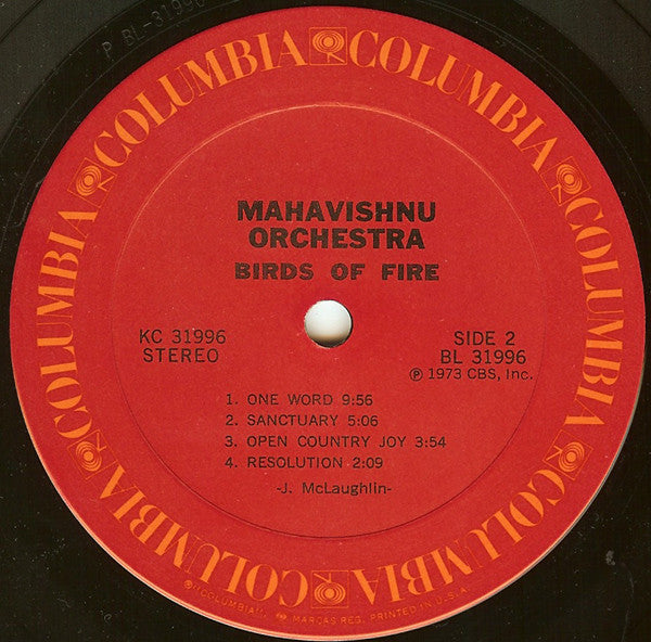 Mahavishnu Orchestra : Birds Of Fire (LP, Album, Ter)