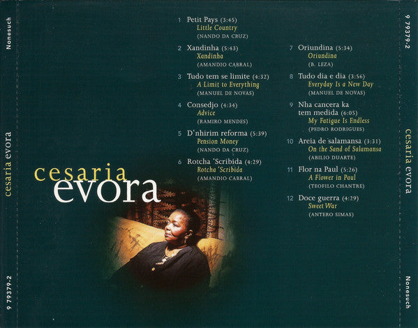 Cesaria Evora : Cesaria Evora (CD, Album)