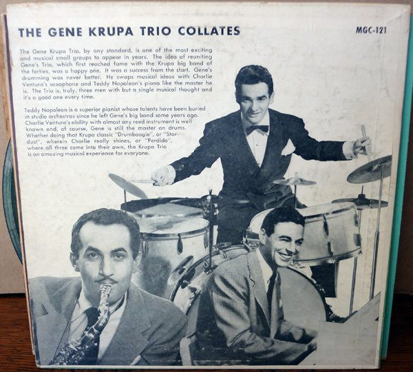 Gene Krupa Trio : The Gene Krupa Trio Collates (10", Album)