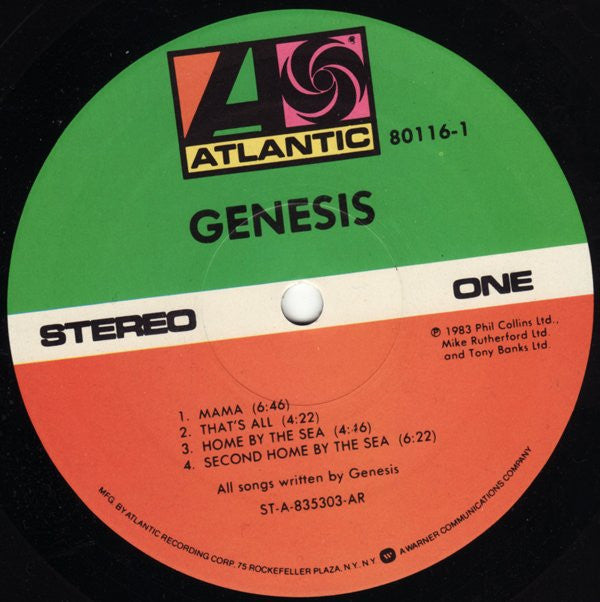 Genesis : Genesis (LP, Album, AR)