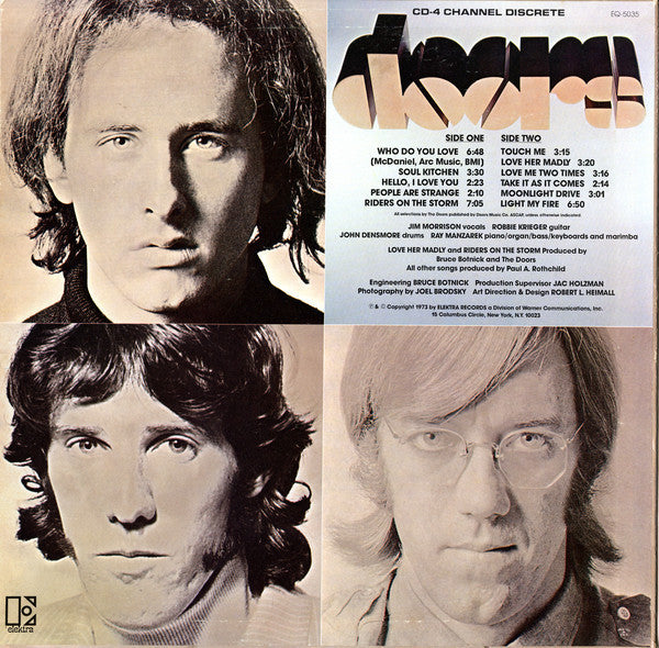 The Doors : The Best Of The Doors (LP, Comp, Quad, RE, Bla)