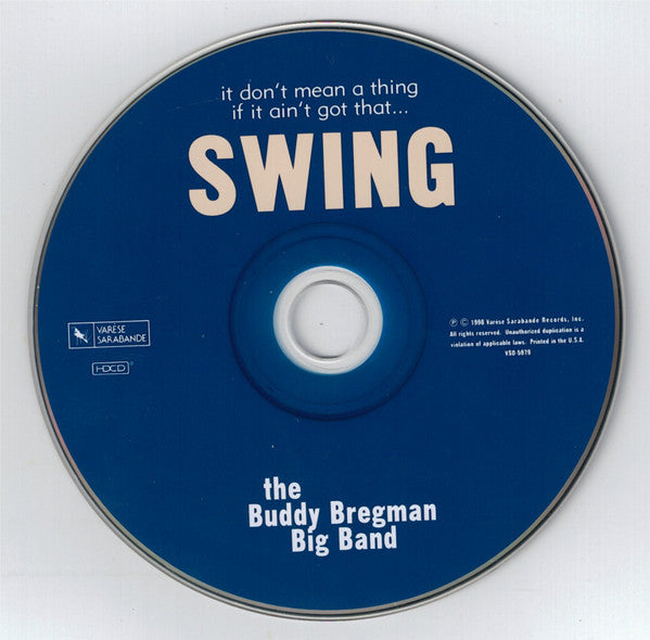 The Buddy Bregman Big Band : Swing (CD)