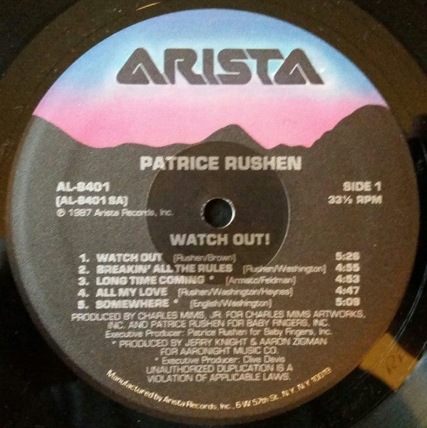 Patrice Rushen : Watch Out! (LP, Album, Ele)