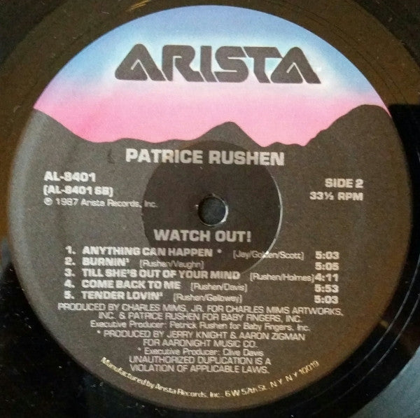 Patrice Rushen : Watch Out! (LP, Album, Ele)