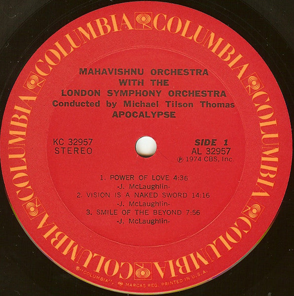 Mahavishnu Orchestra With The London Symphony Orchestra, Michael Tilson Thomas : Apocalypse (LP, Album, Ter)