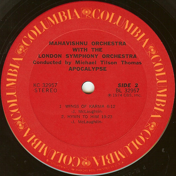 Mahavishnu Orchestra With The London Symphony Orchestra, Michael Tilson Thomas : Apocalypse (LP, Album, Ter)