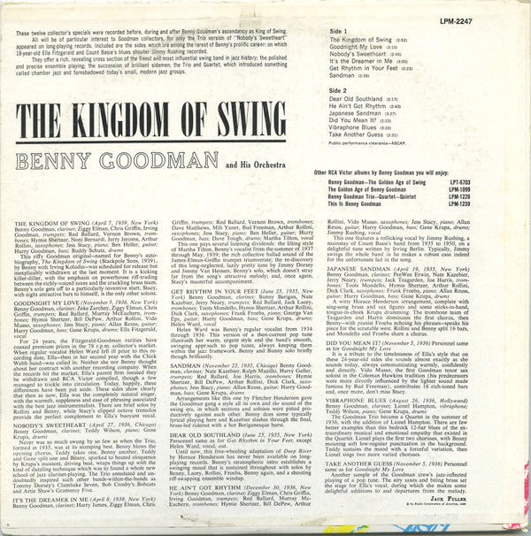 Benny Goodman : The Kingdom Of Swing (LP, Comp)