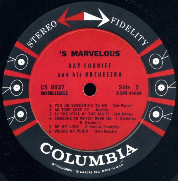 Ray Conniff & His Orchestra : 'S Marvelous (LP, Album)