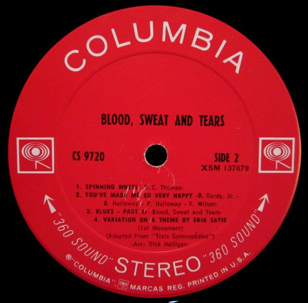 Blood, Sweat And Tears : Blood, Sweat & Tears (LP, Album, Ter)