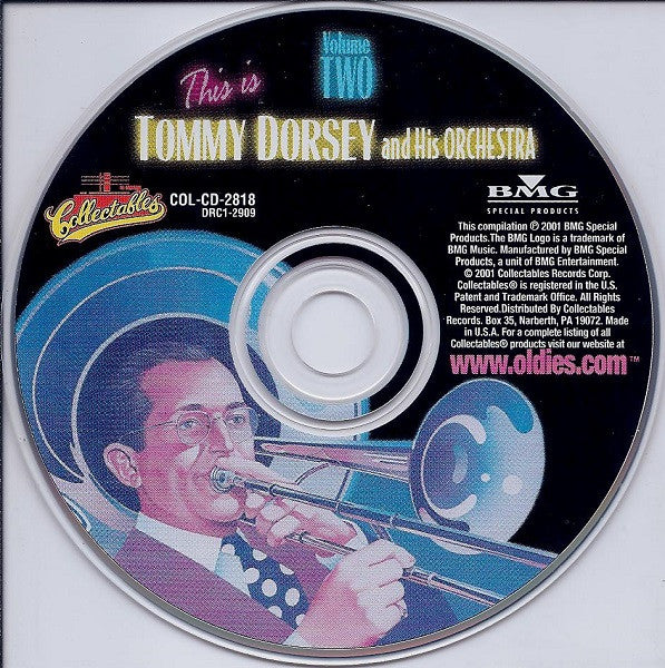 Tommy Dorsey And His Orchestra : This Is Tommy Dorsey And His Orchestra Volume Two (CD, Comp)