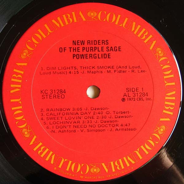 New Riders Of The Purple Sage : Powerglide (LP, Album, Ter)
