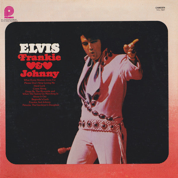 Elvis Presley : Frankie & Johnny (LP, Album, RE)