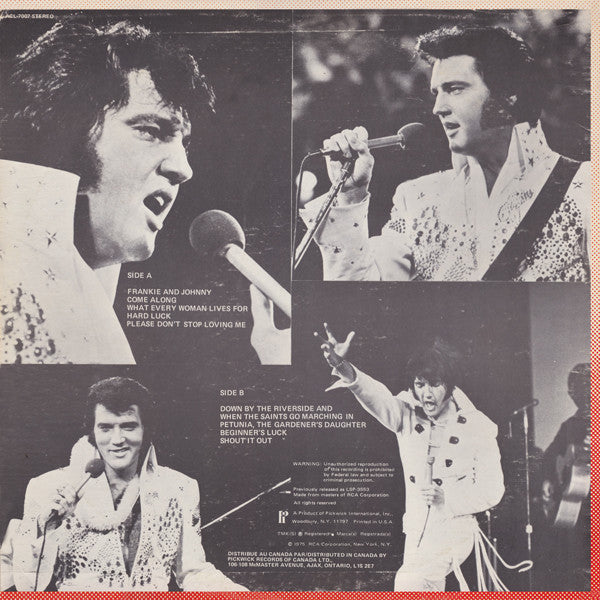 Elvis Presley : Frankie & Johnny (LP, Album, RE)