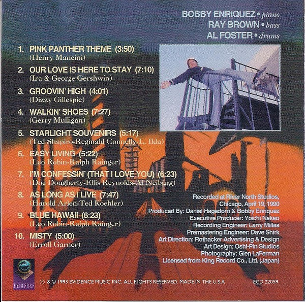 Bobby Enriquez With Ray Brown & Al Foster : The Wildman Returns (CD, Album)