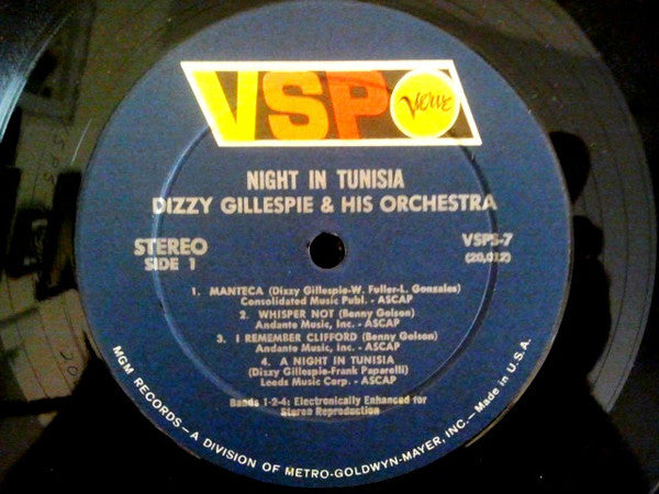 Dizzy Gillespie And His Orchestra : Night In Tunisia (LP, Comp, RM)