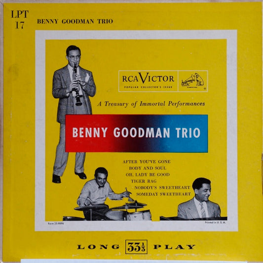 Benny Goodman Trio : Benny Goodman Trio (A Treasury Of Immortal Performances) (10", Comp)