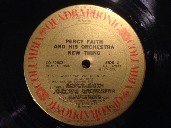 Percy Faith & His Orchestra : New Thing (LP, Album, Quad)