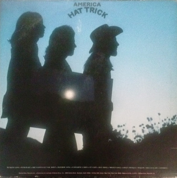 America (2) : Hat Trick (LP, Album, San)