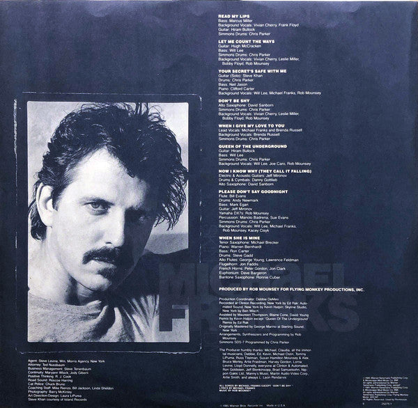 Michael Franks : Skin Dive (LP, Album, Spe)