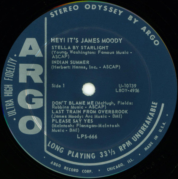 James Moody : Hey! It's James Moody (LP, Album)