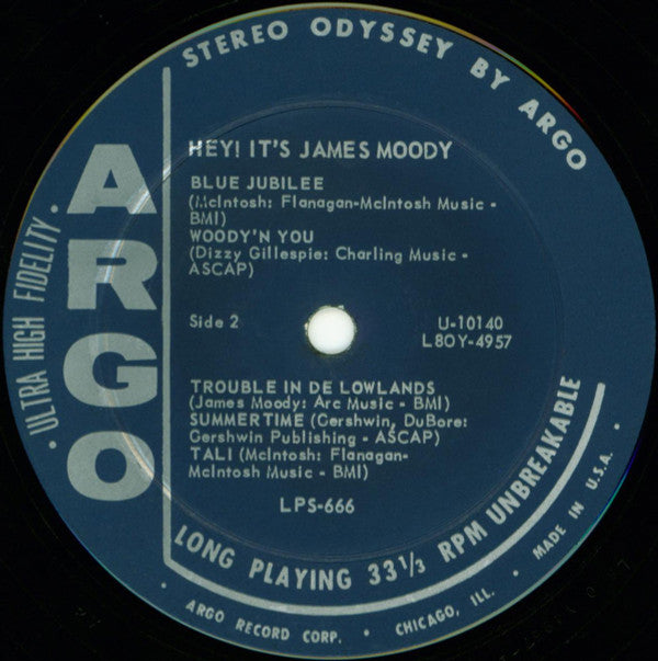 James Moody : Hey! It's James Moody (LP, Album)