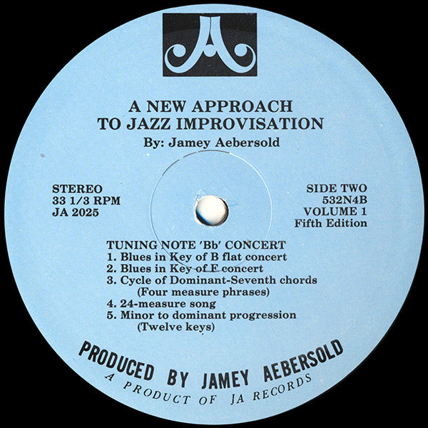 Jamey Aebersold : A New Approach To Jazz Improvisation (LP)