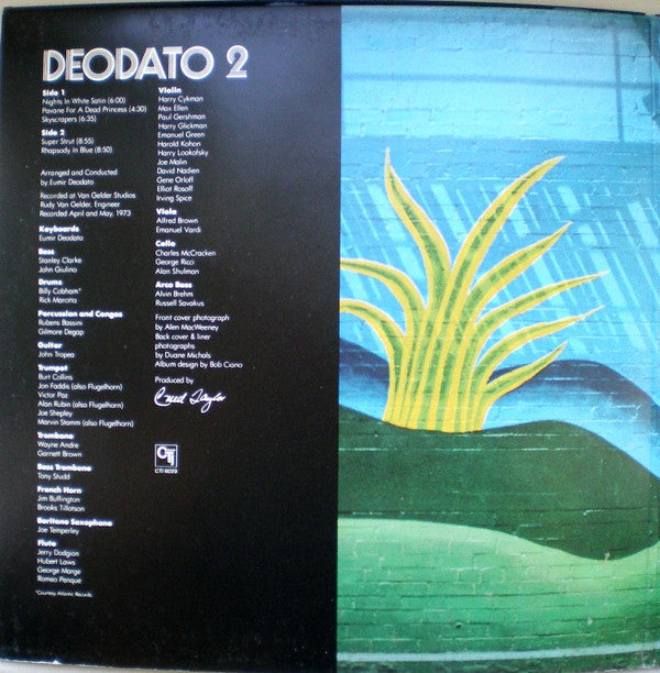 Eumir Deodato : Deodato 2 (LP, Album, Gat)