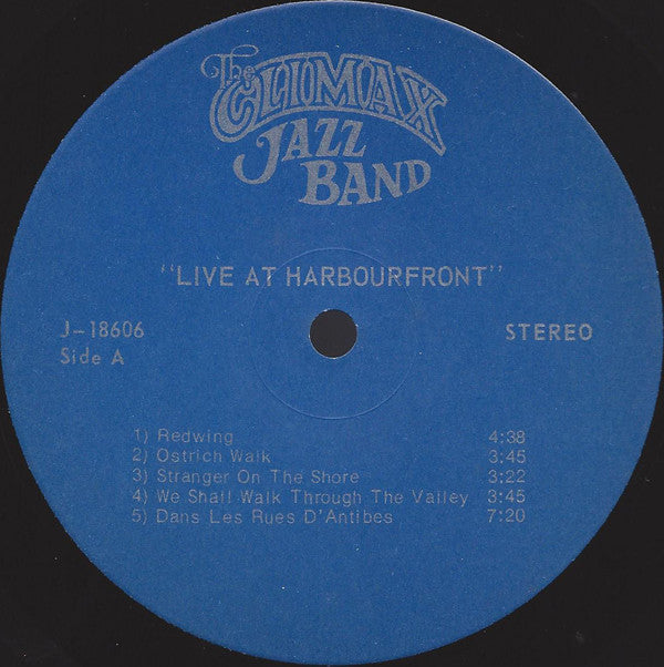 Climax Jazz Band : Live At Harbourfront (LP)