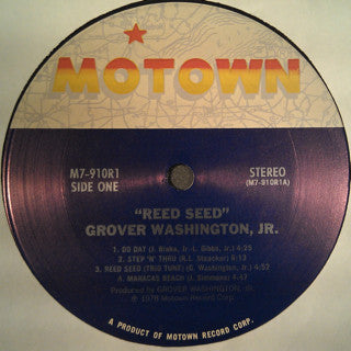 Grover Washington, Jr. : Reed Seed (LP, Album)