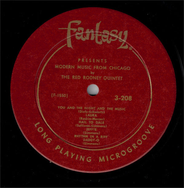 Red Rodney Quintet : Modern Music From Chicago (LP, Album, Mono, RE)