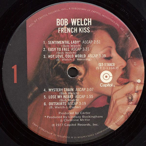 Bob Welch : French Kiss (LP, Album, Win)