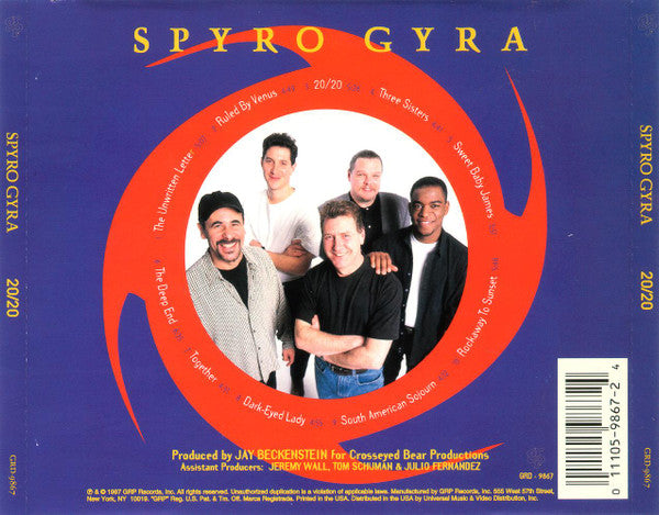 Spyro Gyra : 20/20 (CD, Album, Ltd, RE, Len)