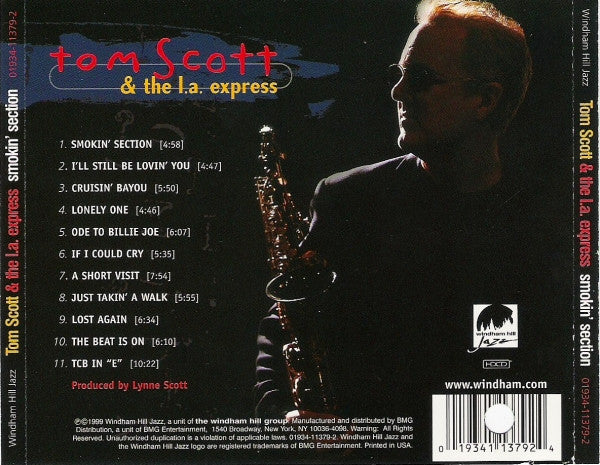 Tom Scott & The L.A. Express : Smokin' Section (HDCD, Album)