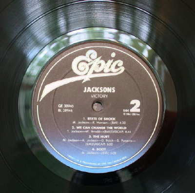 Jacksons Picture Disc Victory LP orders Album