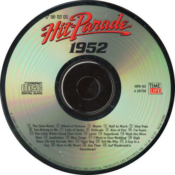 Various : Your Hit Parade 1952 (CD, Comp, RM)