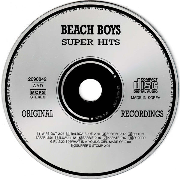 The Beach Boys : Super Hits (CD, Comp)