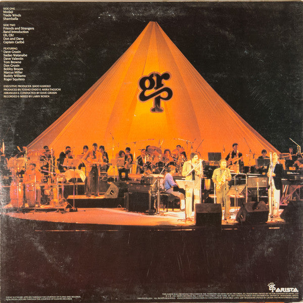 Dave Grusin And The GRP All-Stars : Live In Japan (LP, Album)