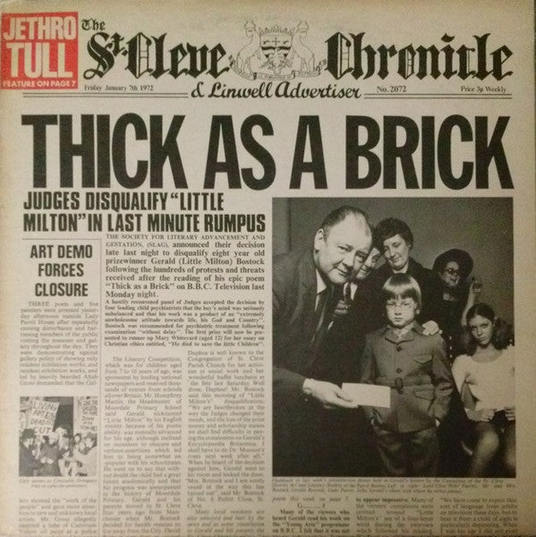 Jethro Tull : Thick As A Brick (LP, Album, San)