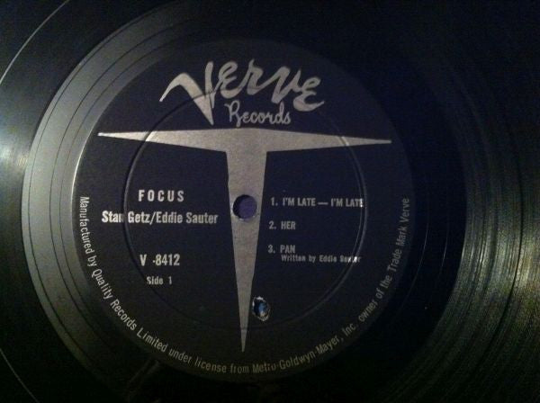 Stan Getz / Eddie Sauter : Focus (LP, Album, Mono)