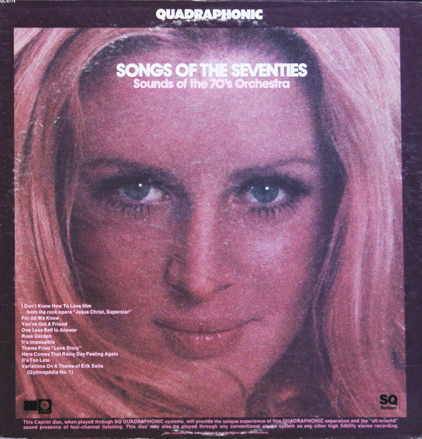 Sounds Of The 70's Orchestra : Songs Of The Seventies (LP, Quad, Ltd)